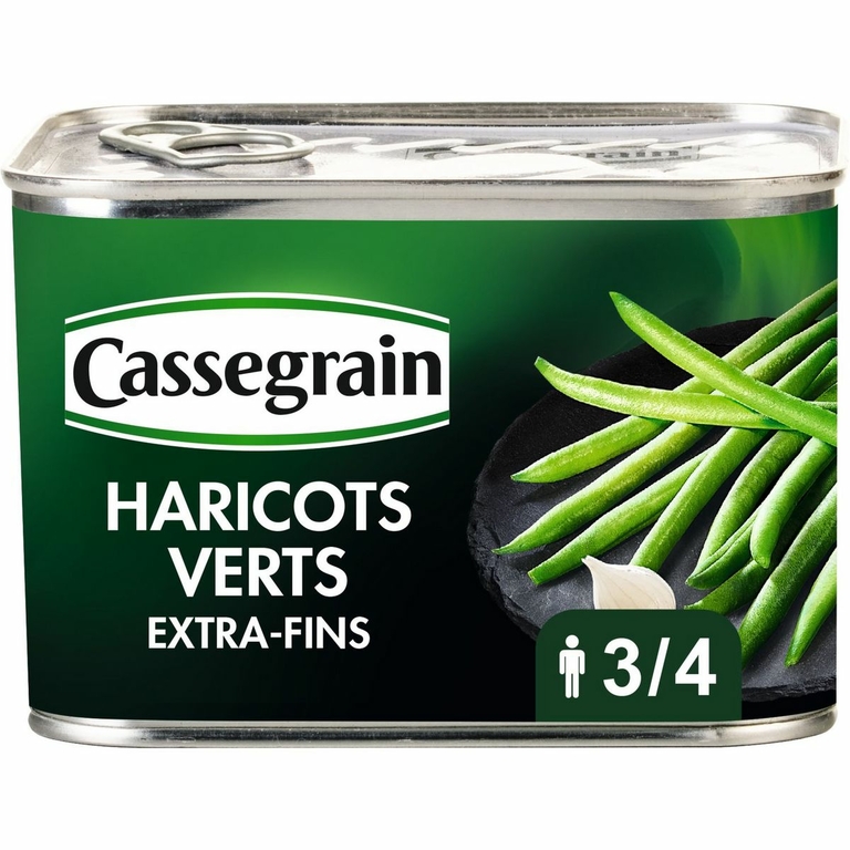 Cassegrain Haricots Verts Extra Fins Boite De G Net Goutt