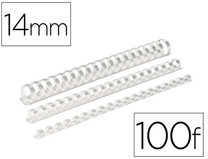 Reliure Plastique Blanc Diam Tre Mm Plastifier Relier Anneaux