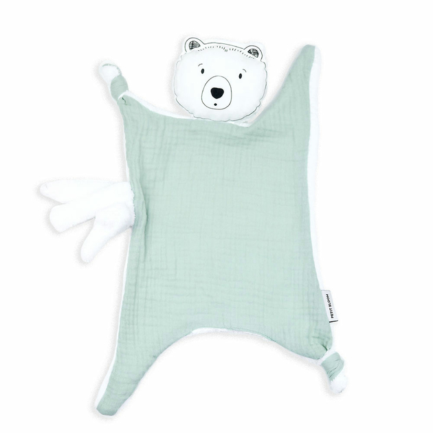 Doudou Lange Ours Vert Doudous Doudou Lange Petit Bloom