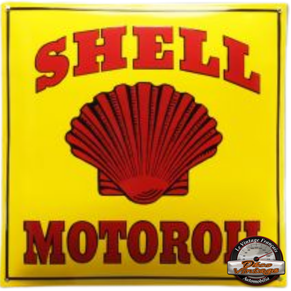 Plaque Shell Motor Oil Maill E D Co Murale Plaques Maill Es