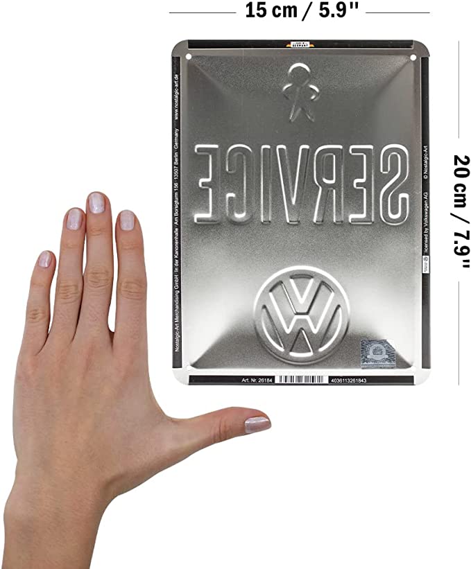 Plaque Volkswagen Service X D Co Murale Plaques X Cm