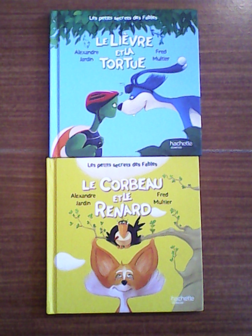 lot 2 petit livres le lièvre et la tortue le corbeau et le renard