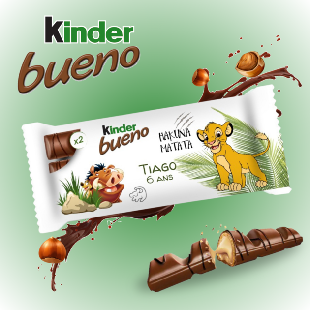 Kinder Bueno Personnalis Personnages L Atelier Cr Ations