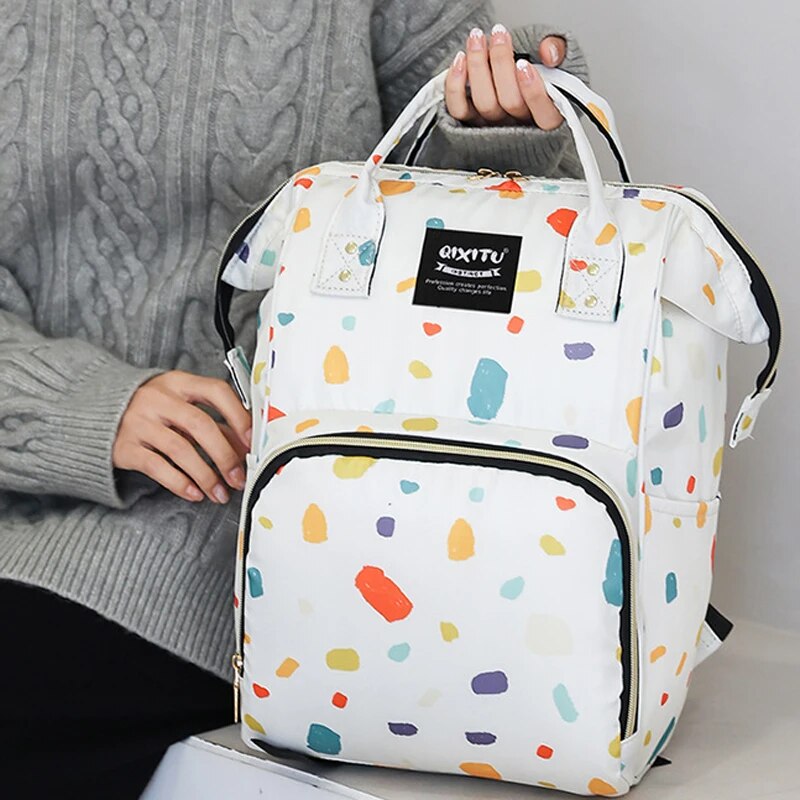 Sac maman imprimé en nylon pour une utilisation en extérieur sac mère