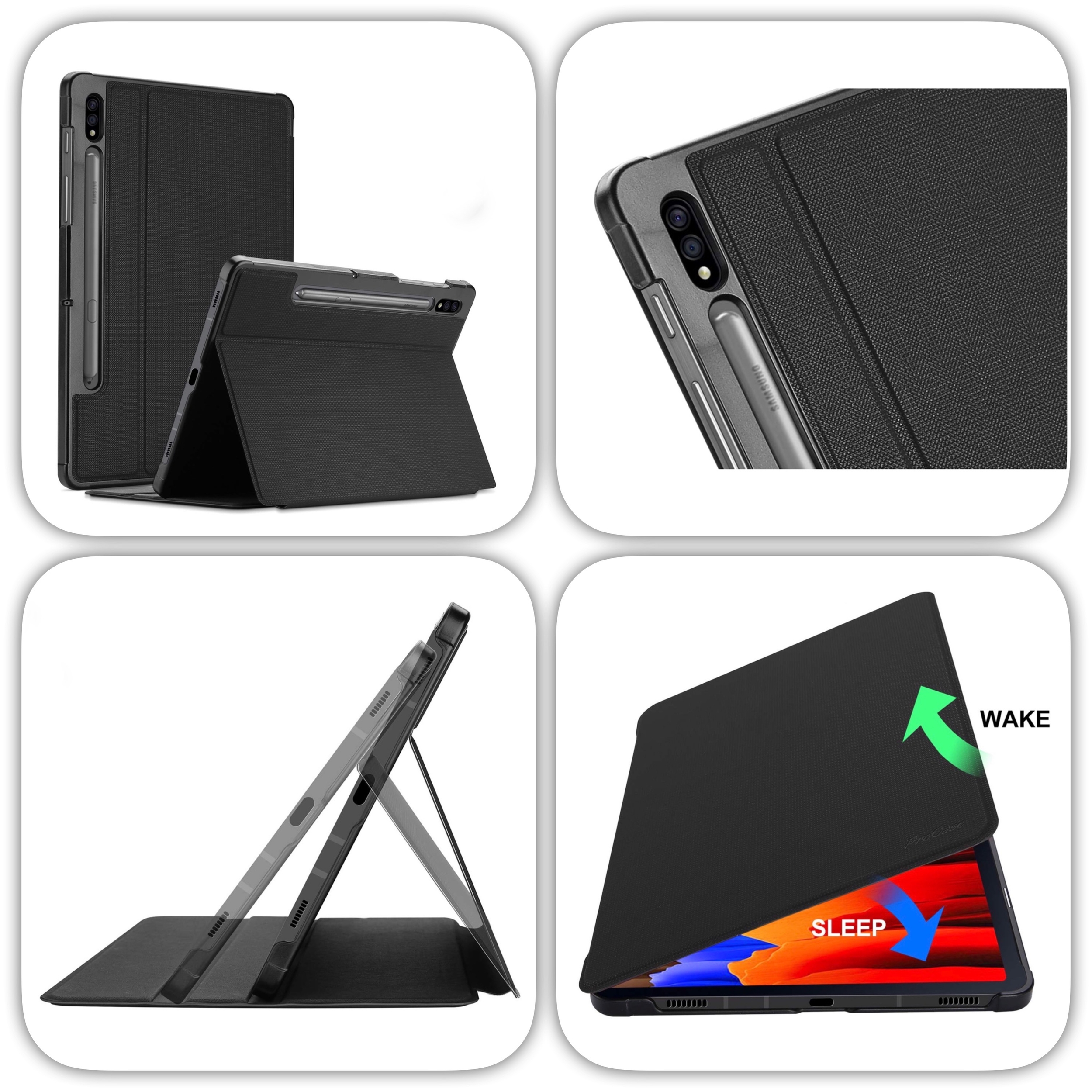 Galaxy Tab S Plus Pack En Etui Folio Access Et Verre De