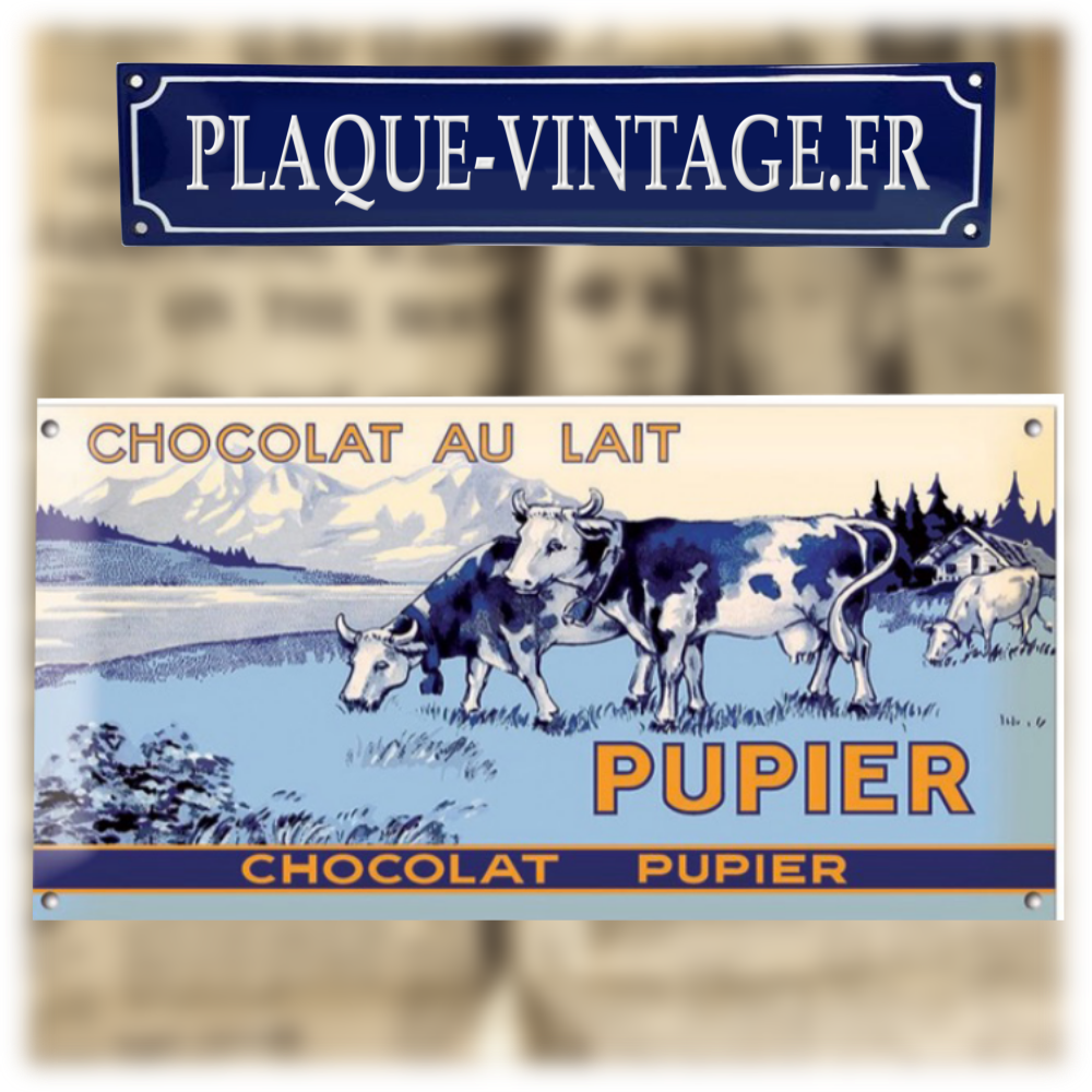 Plaque Maill E Chocolat Pupier Made In France