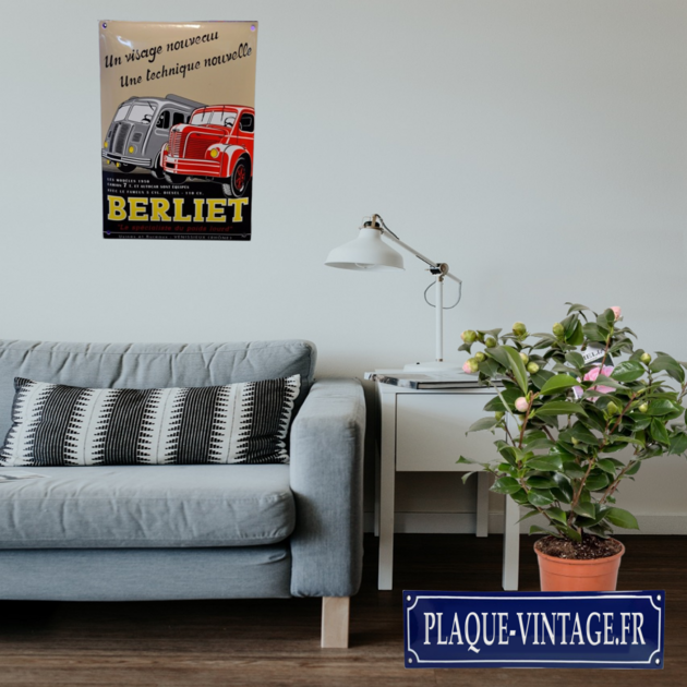 Plaque Maill E Berliet Un Symbole De L Automobile Fran Aise