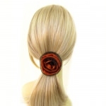 Catogan fleur orange