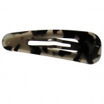 Grande barrette clic clac écaille