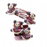 Barrettes clic clac et élastiques Poupées Russes