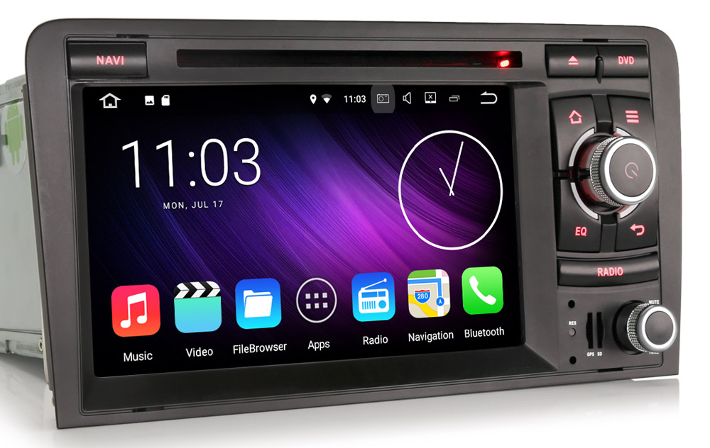 Autoradio Android Gps Audi A Poste Connect Wi Fi G Auto Media Fr