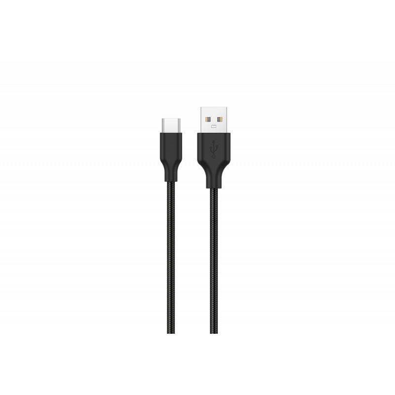 Câble KONROW KCATCNB1 USB A vers USB C Nylon 1m Noir infinytech reunion