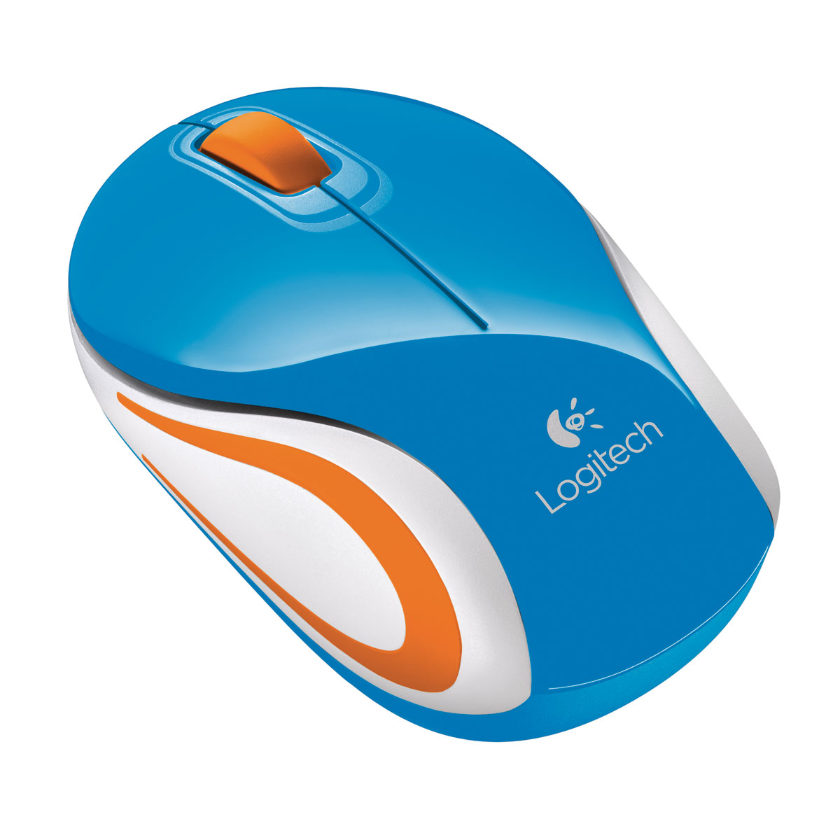 Mini Souris LOGITECH M187 Sans Fil Bleue Infinytech Reunion