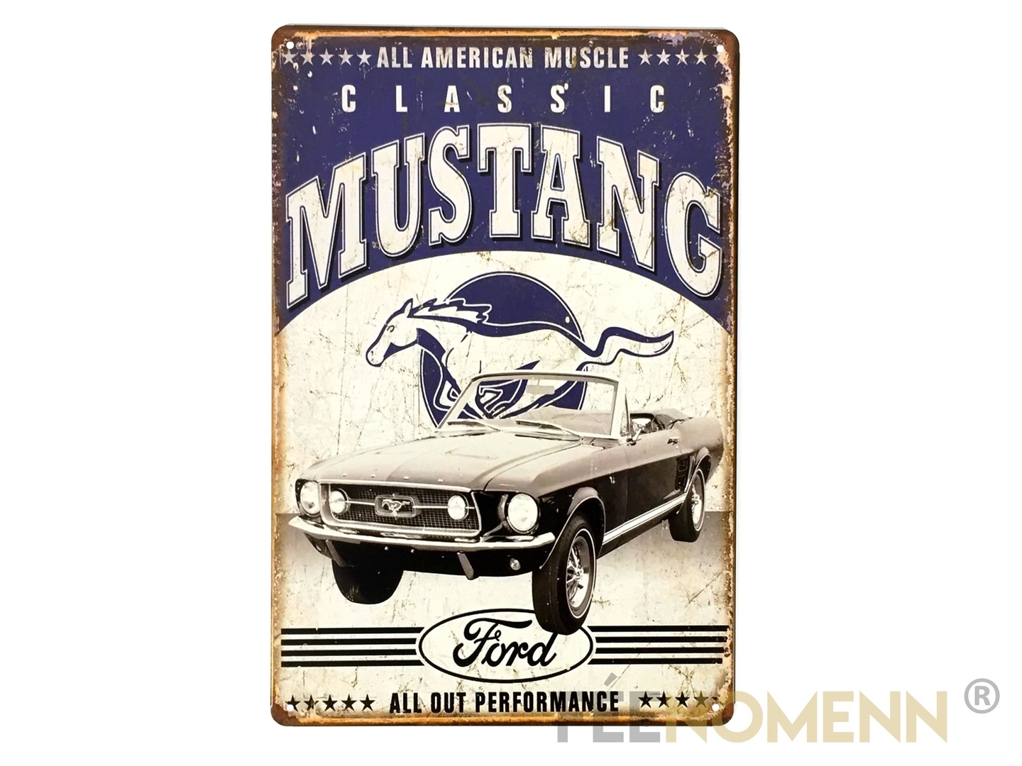 Avis et commentaires de Plaque Métal Déco Vintage Pub Ford Mustang