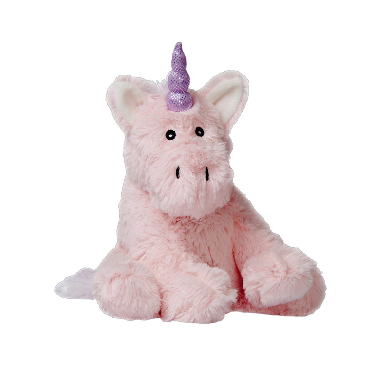 Bouillotte Micro Ondes Naturelle Pelucho Licorne Rose Doudou Et