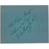 Ella FITZGERALD et Leon SPINKS - Très grandes signatures autographes