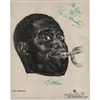 Louis ARMSTRONG - Photographie grand format dédicacée et signée