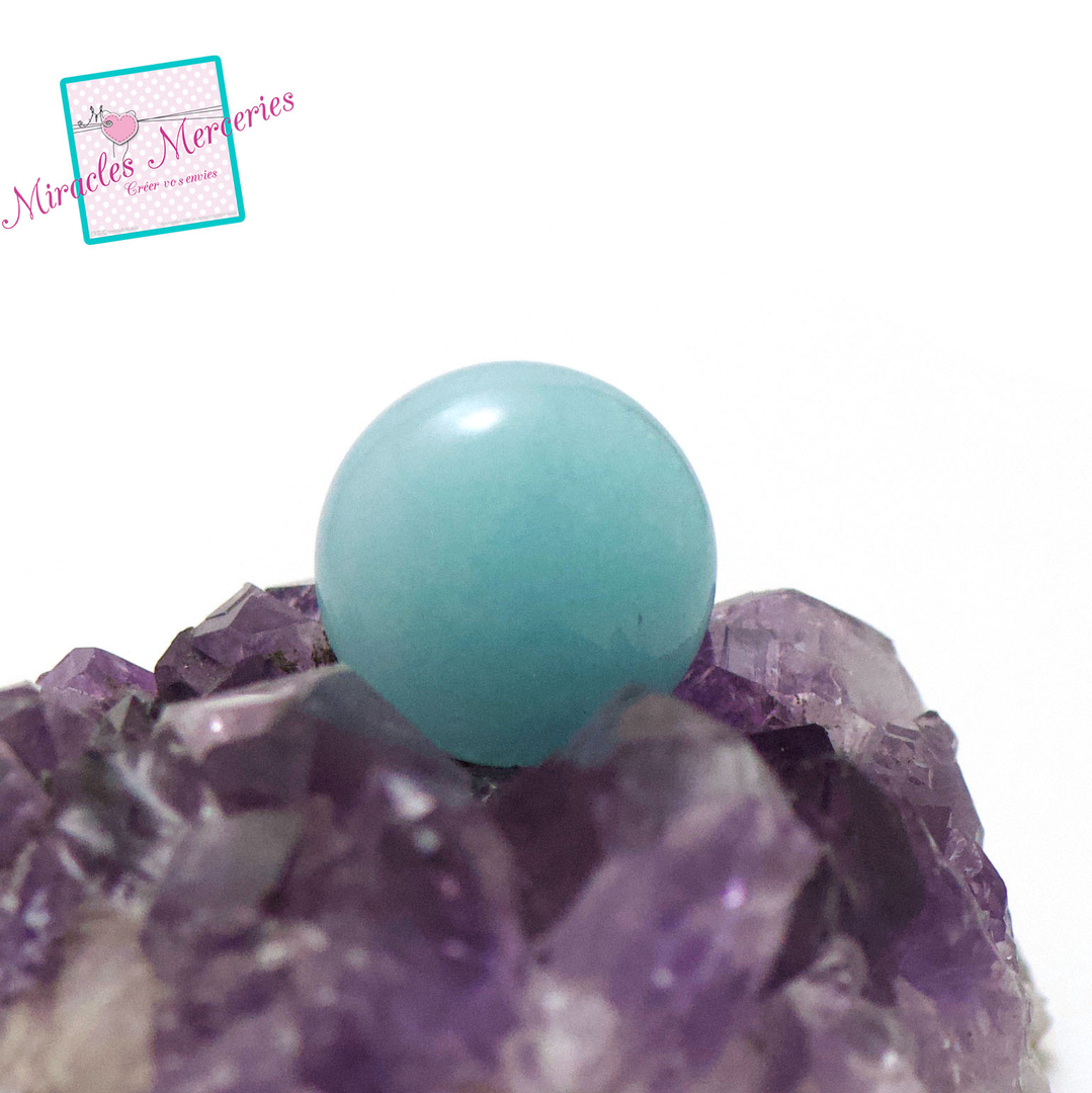 Cabochon Ronde Mm Amazonite Pierre Fine Cabochon En Pierre