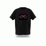 T-Shirt LED Lunettes