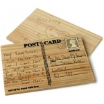 Carte à graver en bois