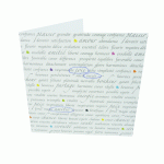 10 Cartes de voeux "mots positifs" à personnaliser