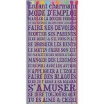 "Enfant charmant" sur papier-peint adhésif