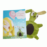 Livre enfant personnalisé + peluche "Coucoulette, ton doudou"