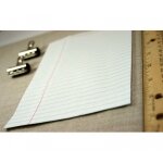 20 sachets cadeaux "cahier d'écolier"