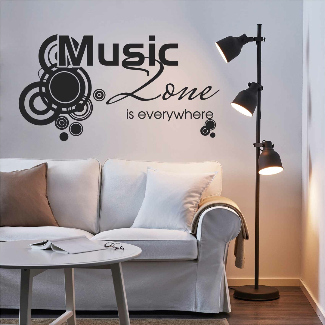 Stickers Mural Musique Autocollant Muraux Et Deco