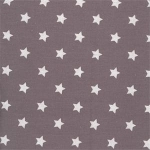 Toile enduite Etoiles fond figue 50x140 cm