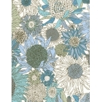 Liberty Small Suzanna bleu coloris E 20 x 137 cm