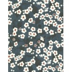 Liberty Mitsi Bleu Pétrole 20x135 cm