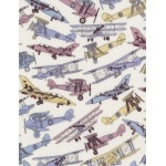 Liberty Tom's Jet B bleu rose jaune 20x137 cm