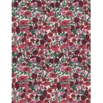Liberty Petal and Bud (mini Poppy Daisy) rose violine et vert coloris B 20x137 cm