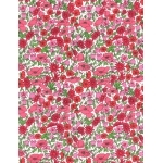 Liberty Velours Petal and Bud rose et rouge coloris D 20x143 cm