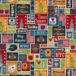 Tissu Cities New York vignettes 20x110 cm