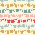 Tissu Washday corde à linge 20x110 cm