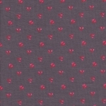 Batiste FDS grise cerises fushia 20x140 cm