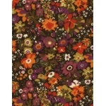 Liberty Manuela orange et aubergine coloris A 20x137 cm