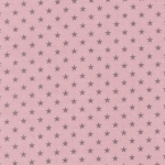 Batiste FDS rose pâle à étoiles argent 20 x 138 cm