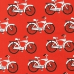 Tissu enduit Kaufman Vélos 20x150 cm