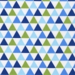 Tissu Triangles Remix coloris Royal 20x110 cm