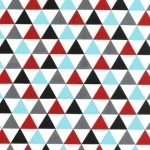 Tissu Triangles Remix coloris Celebration 20x110 cm