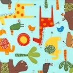 Tissu enduit Kaufman Jungle 20x150 cm