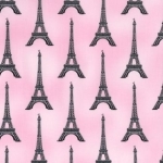 Tissu enduit Kaufman Tour Eiffel 20x150 cm