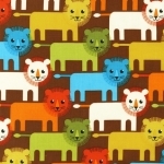 Tissu Roar troupeau de lions Bermuda 20x110 cm