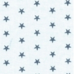 Batiste Frou-Frou Etoiles Ardoise cendrée fond clair 20x140 cm