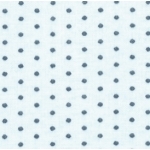 Batiste Frou-Frou Pois Ardoise cendrée fond clair 20x140 cm