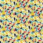 Tissu enduit Kaufman Fleurs 20x150 cm