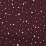 Tissu Première Etoile coloris aubergine
